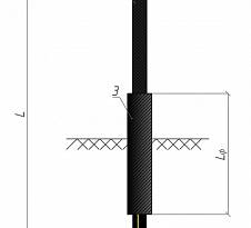 ПЭ цокольный ввод ПЭ100 SDR11 переход  160/159ст.( I-образный) 